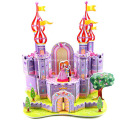 Quebra-cabeça 3D castelo roxo